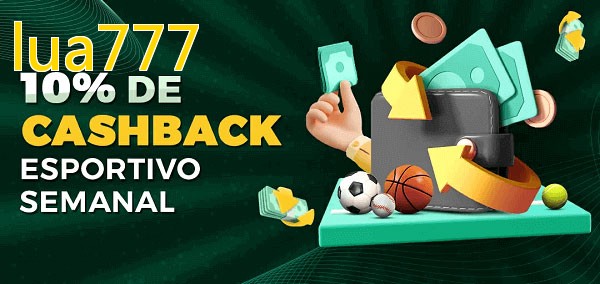 10% de bônus de cashback na lua777